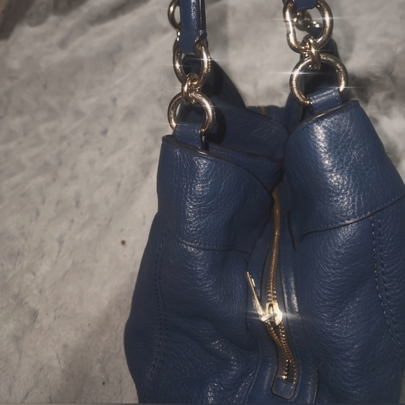 COACH Pebbled Leather Lexi Shoulder Bag - Medium/ Large - Picture 7 of 12